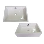 BASIN ART WHITE 8096#