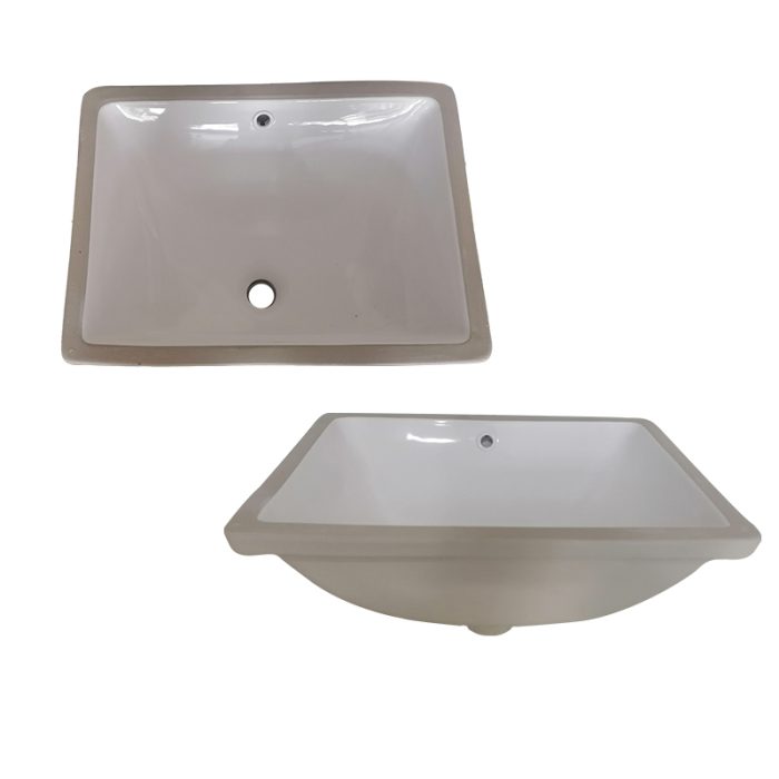 BASIN RECTANGULAR DOWN WHITE - Image 2