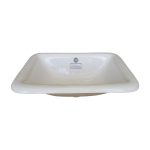 BASIN RECTANGULAR UP WHITE 206#
