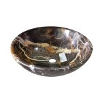 BASIN BLACK & GOLD MARBLE