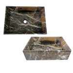 BASIN BLACK & GOLD RECTANGULAR
