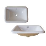 BASIN RECTANGULAR UP WHITE 206#